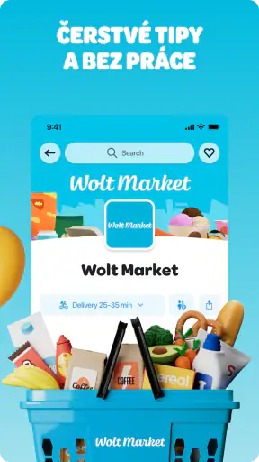 Wolt Delivery: Jídlo a další screenshot