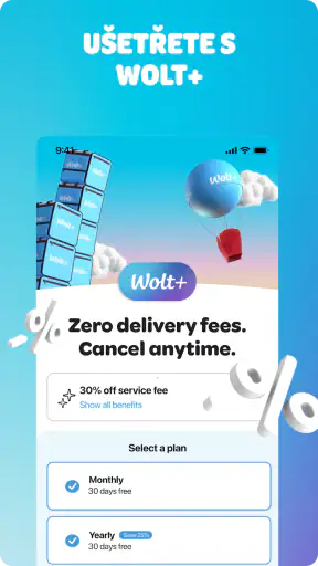 Wolt Delivery: Jídlo a další screenshot