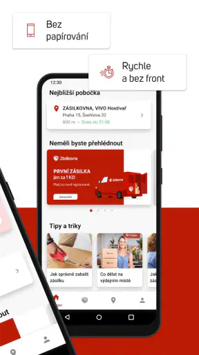 Zásilkovna screenshot