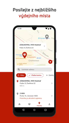Zásilkovna screenshot