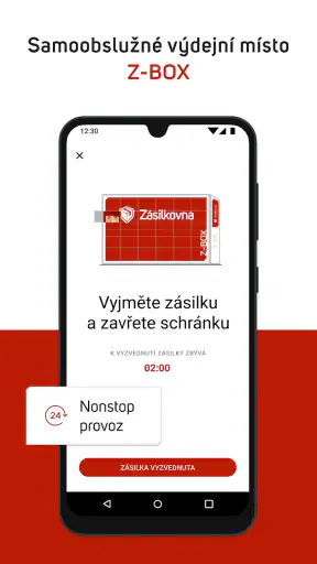 Zásilkovna screenshot