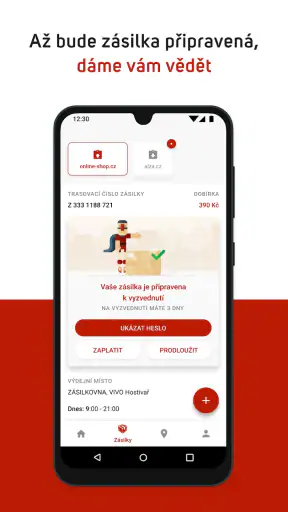 Zásilkovna screenshot