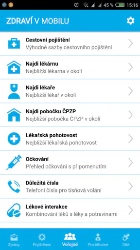 Zdraví v mobilu screenshot