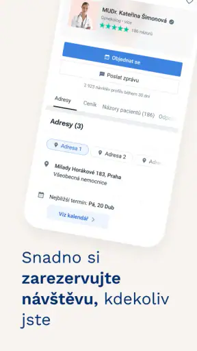 ZnamyLekar - Objednejte se screenshot