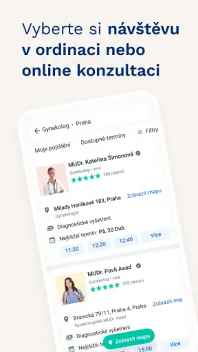 ZnamyLekar - Objednejte se screenshot