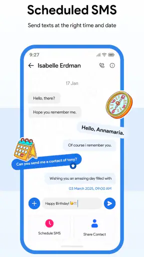 Zprávy SMS screenshot