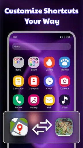 3D Rolling Icon: Live Launcher screenshot