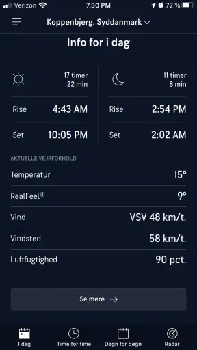 AccuWeather Vejret screenshot