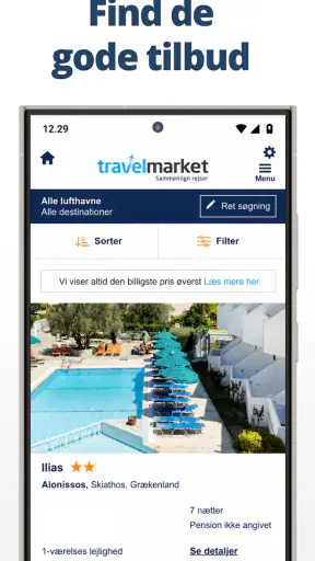 Afbudsrejser - Alle selskaber screenshot