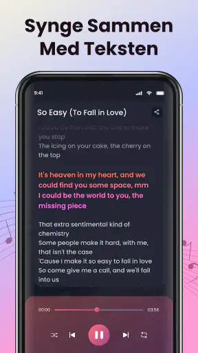 Afspil sang musikafspiller screenshot