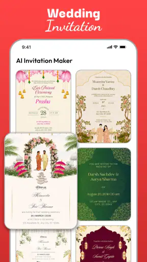 AI Invitation Maker Card Maker screenshot