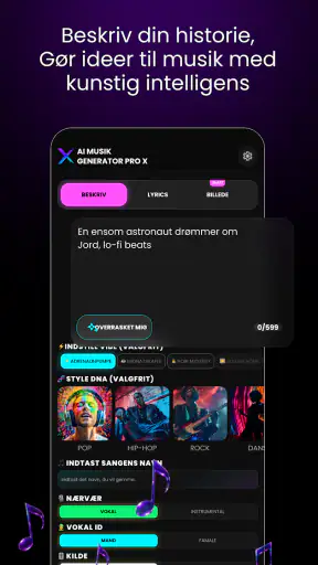 AI Musikgenerator PRO X screenshot
