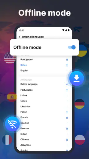 AI-oversætter — Kamera og lyd screenshot