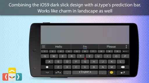 ai.type OS 12 Dark Keyboard screenshot