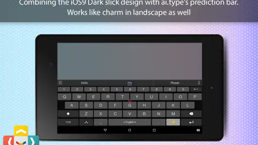 ai.type OS 12 Dark Keyboard screenshot