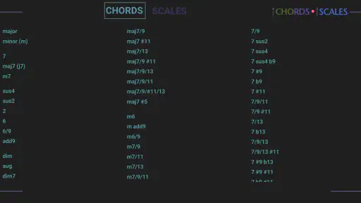 All Chords - All Scales screenshot