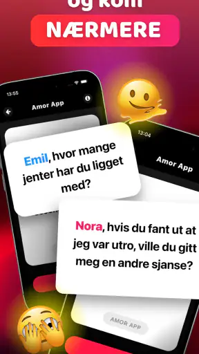 Amor – Appen for par screenshot