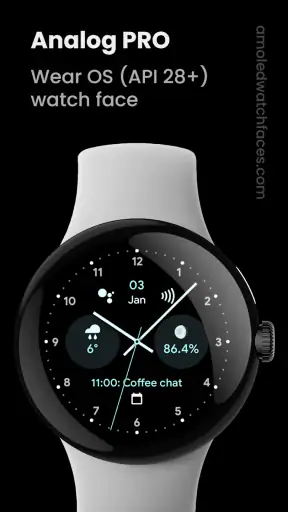 Analog PRO: Watch face screenshot