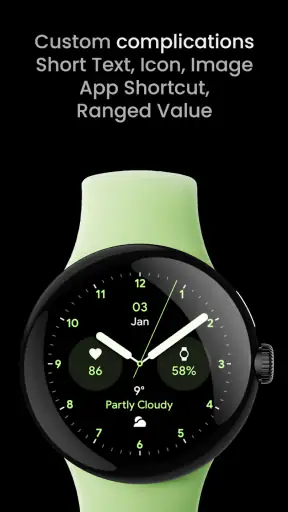 Analog PRO: Watch face screenshot