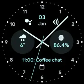 Analog PRO: Watch face screenshot