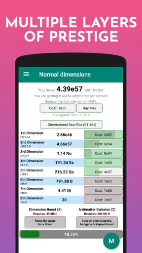 Antistof Dimensioner screenshot