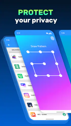 App lås adgangskode og lås app screenshot