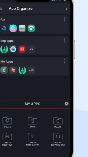 App Organizer screenshot