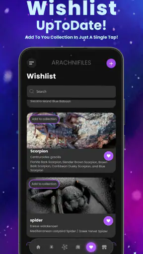 Arachnifiles: Pet Tracker screenshot