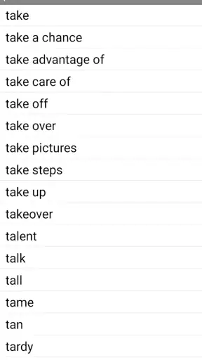 ASL Dictionary screenshot