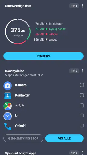 AVG Cleaner – oprydnings-SW screenshot