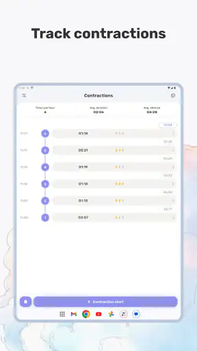 Baby: Contraction Timer screenshot