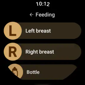 Baby tracker - amming og søvn screenshot