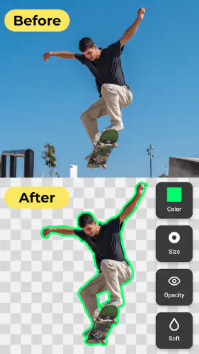 Background Eraser - Fjern bagg screenshot