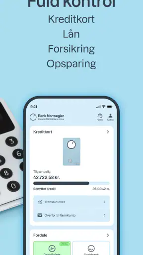 Bank Norwegian screenshot