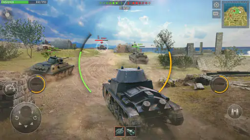 Battle Tanks：War tank games screenshot