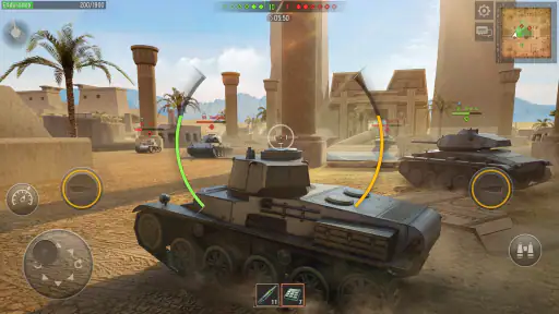 Battle Tanks：War tank games screenshot