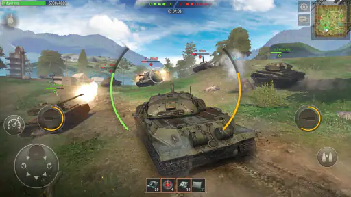 Battle Tanks：War tank games screenshot