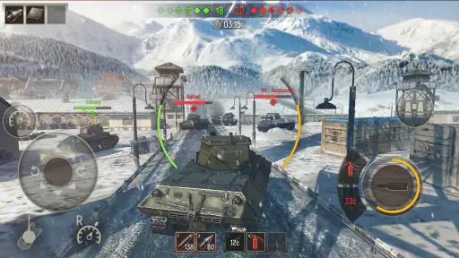 Battle Tanks：War tank games screenshot