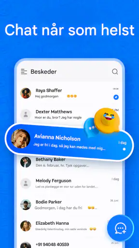 Beskeder screenshot