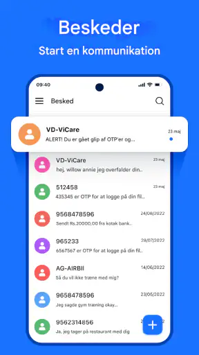 Beskeder: SMS screenshot