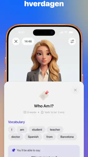 BetterSpeak: AI-sprogcoach screenshot