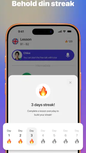 BetterSpeak: AI-sprogcoach screenshot