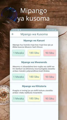 Biblia Takatifu, Swahili Bible screenshot