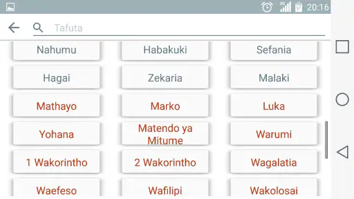 Biblia Takatifu, Swahili Bible screenshot