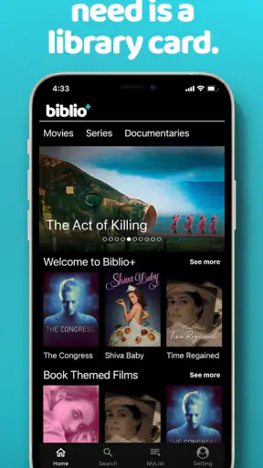 biblio+: Watch Movies & TV screenshot