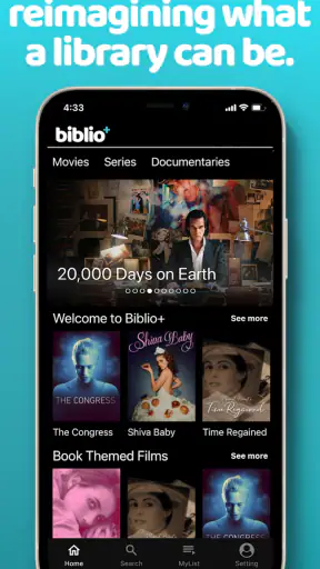 biblio+: Watch Movies & TV screenshot