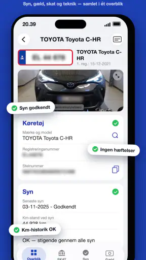 BilInfo – Tjek nummerplade screenshot