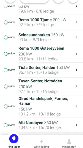 Bilkraft Eviny screenshot