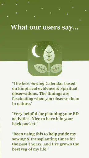 Biodynamic Gardening Calendar screenshot