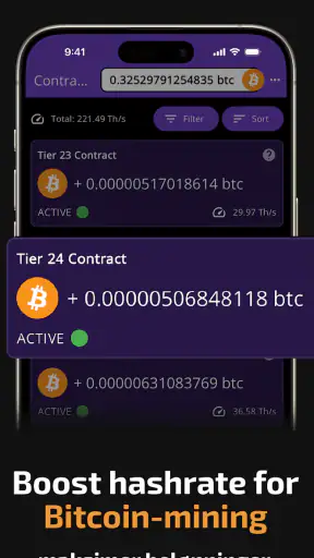 Bitcoin-mining (Kryptominer) screenshot